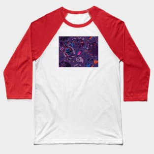 Easy Peasy pattern Baseball T-Shirt